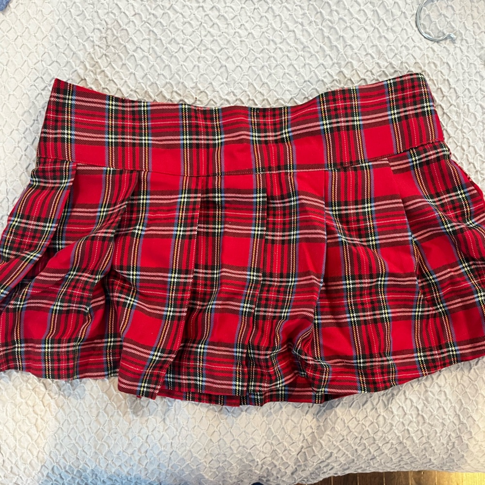 Women’s Hot Topic Mini Plaid Skirt